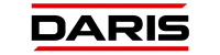 DARIS Logo with Red Accent Bars